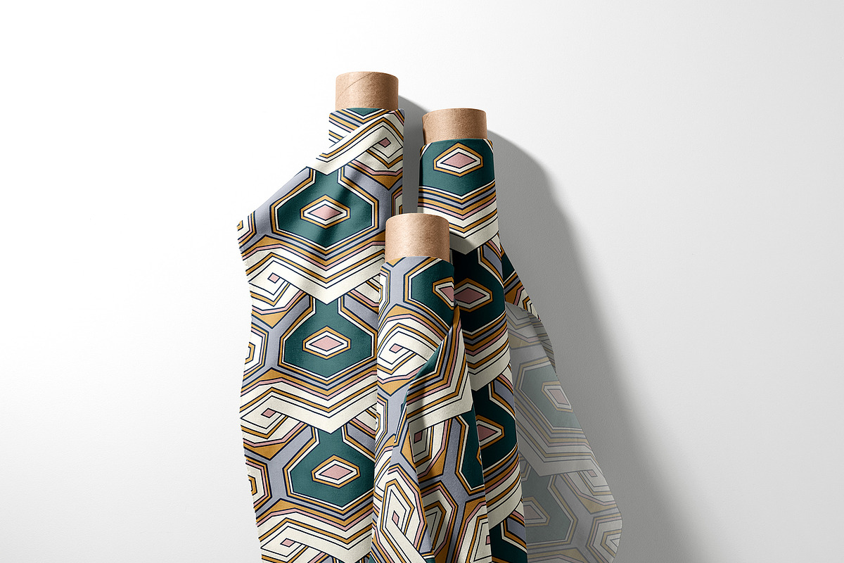 Geometric Hexagon-Honeycomb Pattern, a Pattern Graphic by StudioGlouna (Photo 6 of 9)