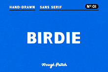 Birdie | Hand Drawn Sans Serif