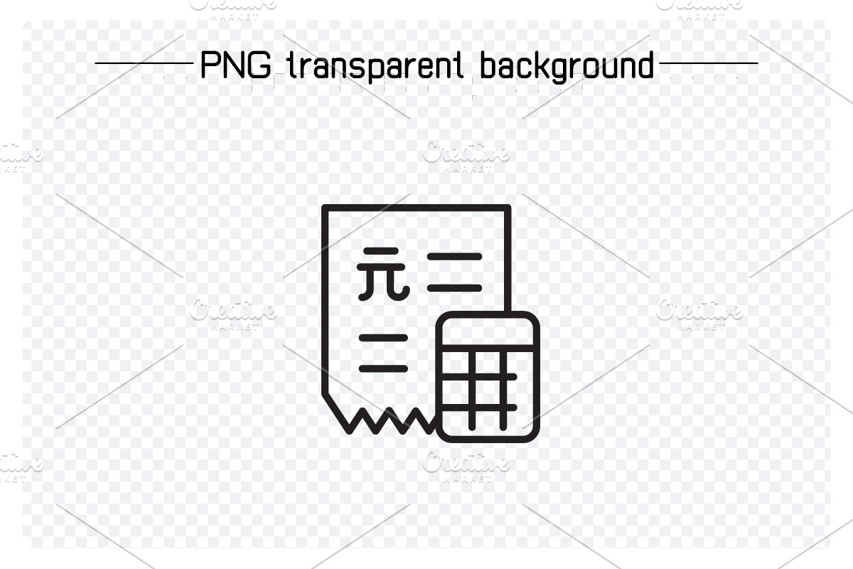 Renminbi Yuan Money Icons Set, an Outline Icon by Designfour (Photo 5 of 7)