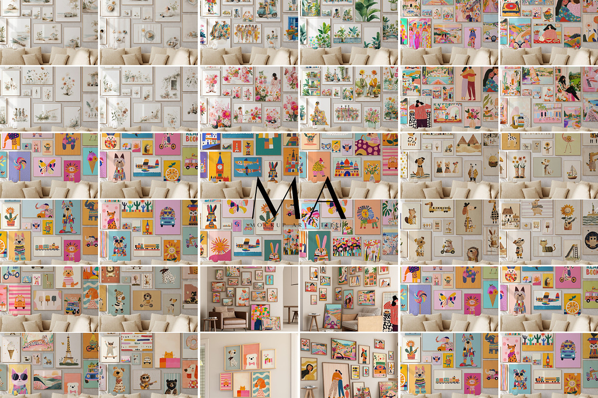 Mega Poster Shop Builder Bundle, a Household Mockup by Mockup Art Atelier (Photo 4 of 61)