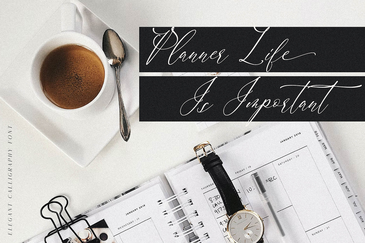 Scarlet Flettcher Elegant Calligraph, a Script Font by Storytype Studio (Photo 4 of 14)