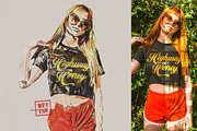 Wet Ink Photo Effect, an Action Add-On by Amorjesu.com (Thumbnail 22 of 27)