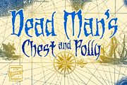 Dead Man's Chest - pirate fonts, a Blackletter Font by Comicraft Fonts (Thumbnail 1 of 5)