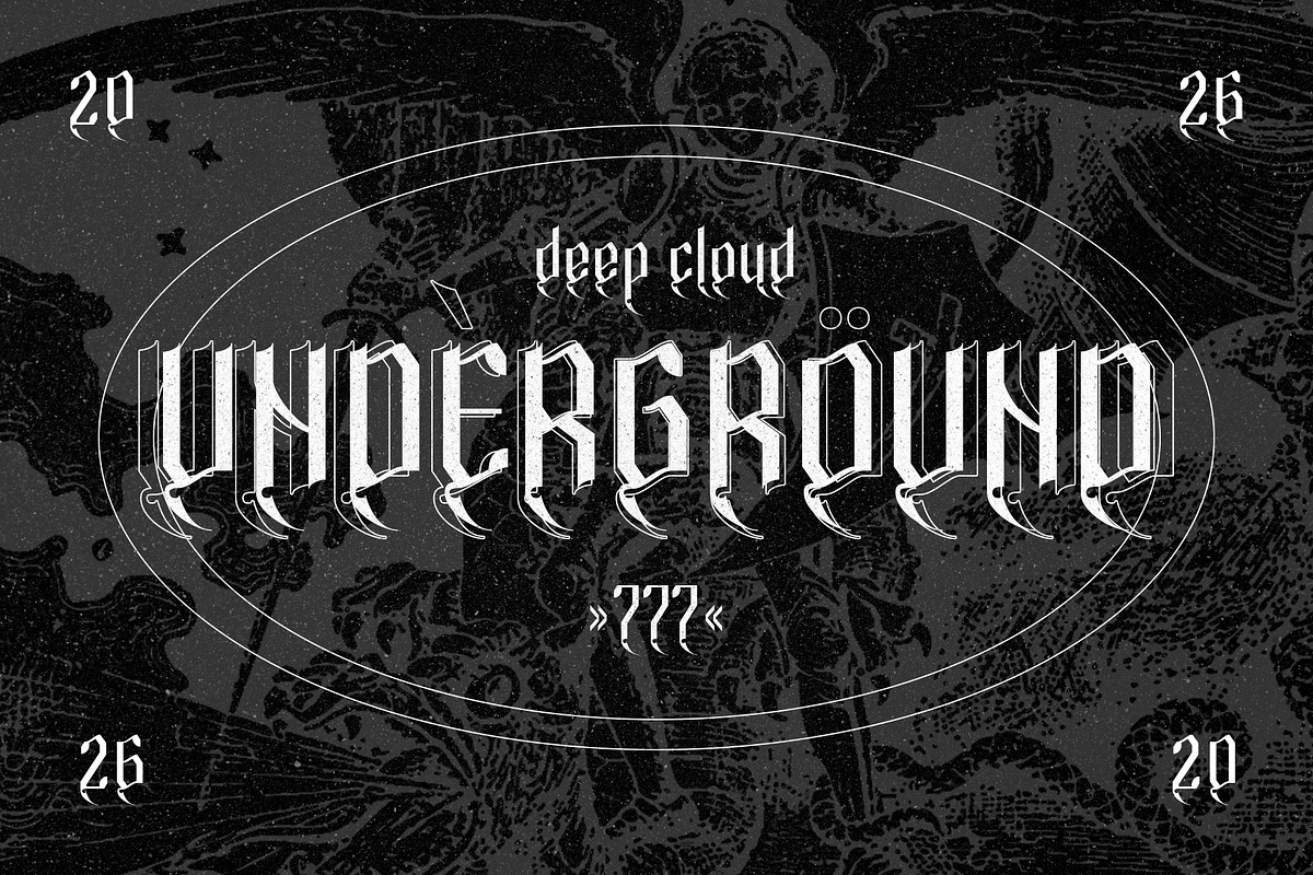Sabbatic Display - Modern Doom v02, a Blackletter Font by riff.type (Photo 7 of 10)