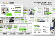 Company Profile Deck - Google Slides, a Presentation Template by QR Design Studio (Thumbnail 1 of 3)