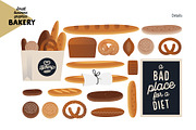 Bakery, Small business (vector), a Templates & Theme by Grivina's shop (Thumbnail 6 of 19)