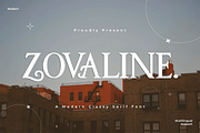 Zovaline - Modern Classy Serif Font, a Serif Font by overlaytemplates (Thumbnail 1 of 5)
