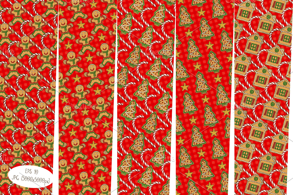 Merry Christmas Design Set, a Decorative Illustration by DeepFuze (Photo 9 of 9)