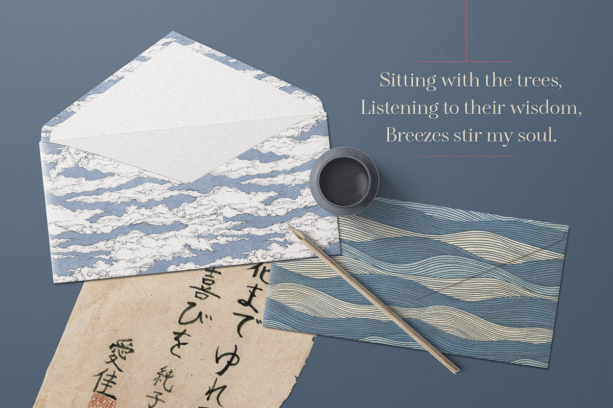 Asian Seamless Patterns, a Pattern Graphic by Michael Rayback Design (Photo 2 of 16)