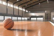 Basketball Hall Backgrounds, a Background Graphic by rebrandy (Thumbnail 4 of 8)