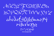 Liberty Script, a Script Font by Lilithcollageart (Thumbnail 6 of 8)
