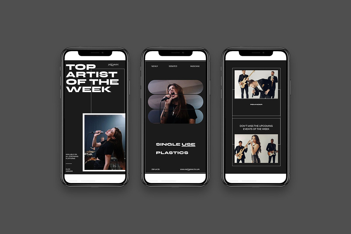 Hertz Music Instagram Template | PSD, a Social Media Template by Azruca (Photo 8 of 8)