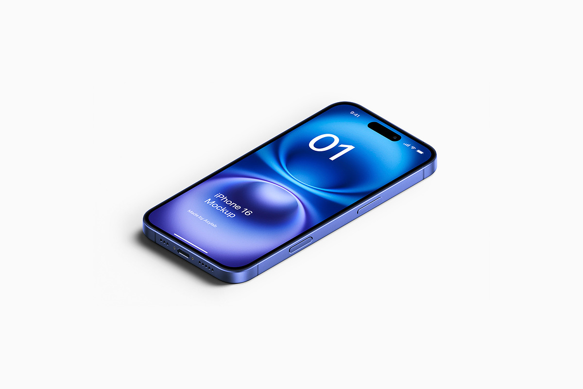 iPhone 16 - 24 Mockups Scenes, an iPhone Mockup by Asylab (Photo 28 of 58)
