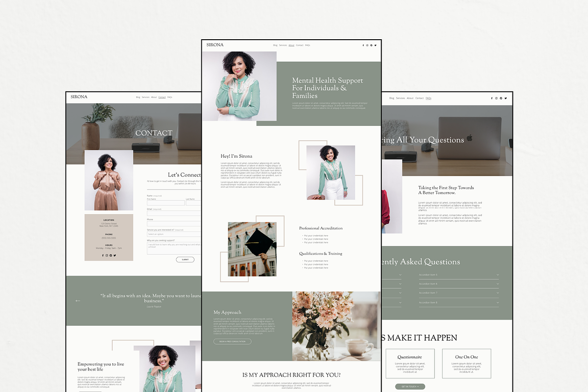 Therapist Squarespace Template, a Squarespace Template by Breah Designs (Photo 3 of 10)