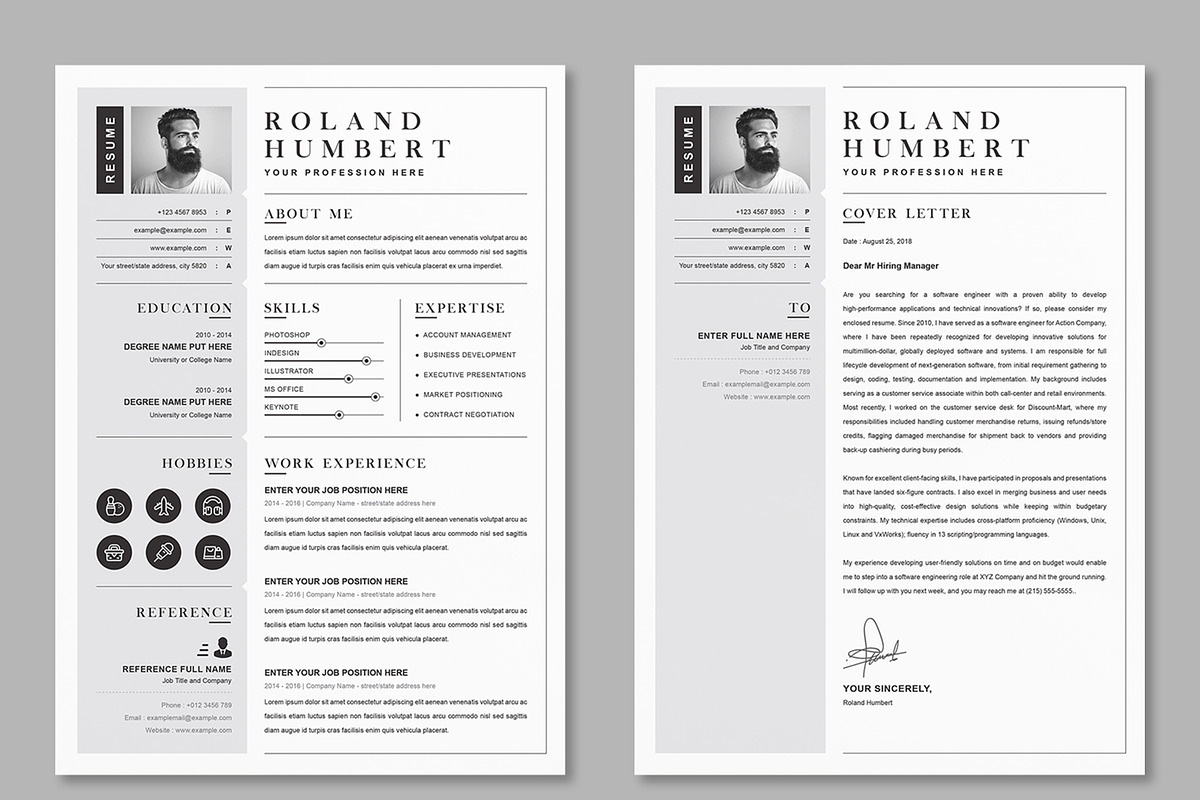 JOB WINNING RESUME - 50 TEMPLATES, a Resume Template by ResumeInventor (Photo 20 of 184)