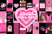 Glam Business IG Story Templates, a Design Template by Hell Yeah Designs (Thumbnail 1 of 6)
