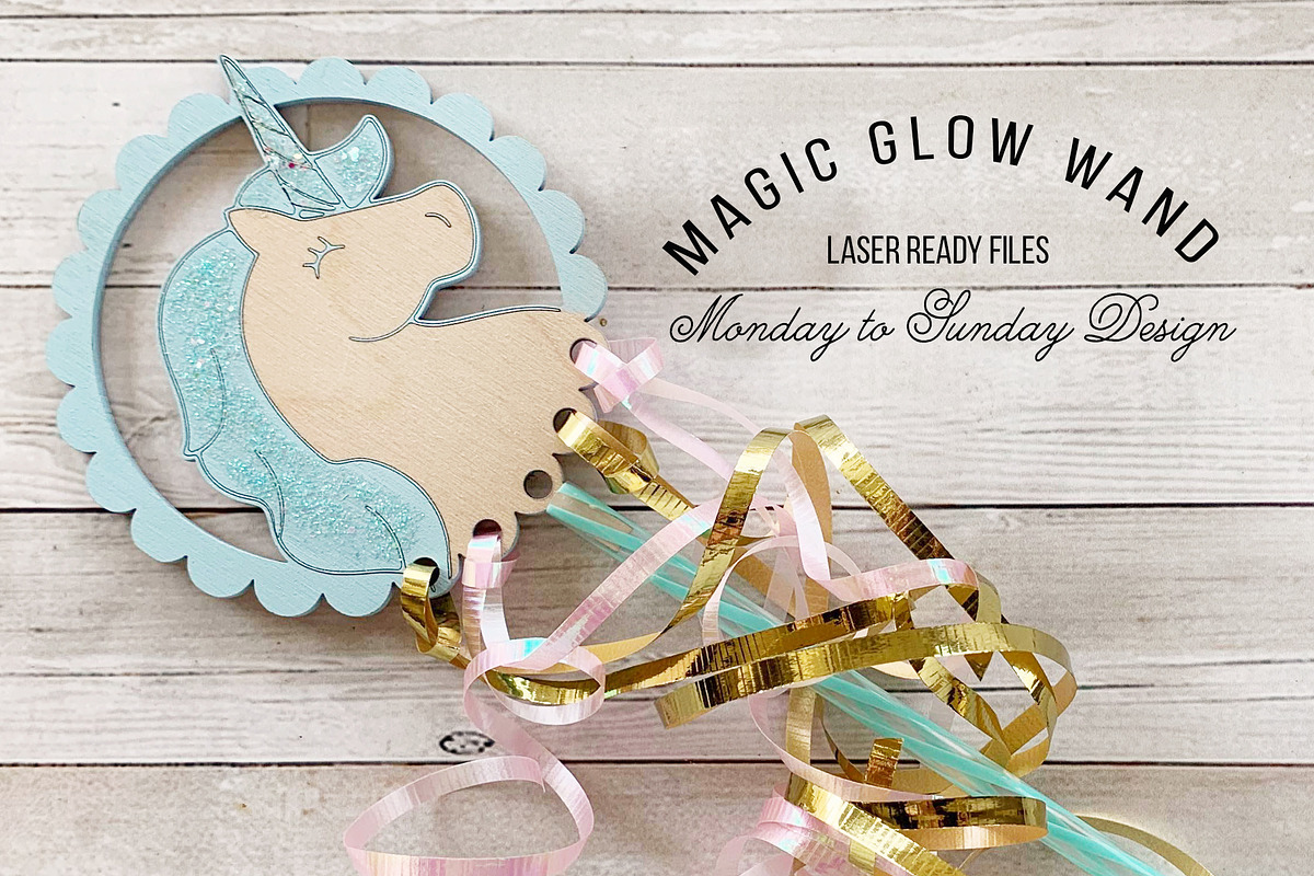 Magic Glow Wand: Unicorn SVG, a Graphic by Snark Heart (Photo 1 of 4)