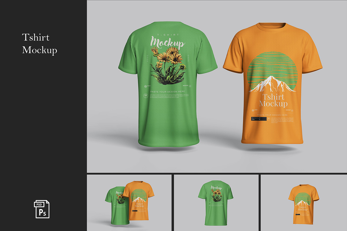 Tshirt Mockup, a Shirt Mockup by SimpangGraphics (Photo 1 of 5)