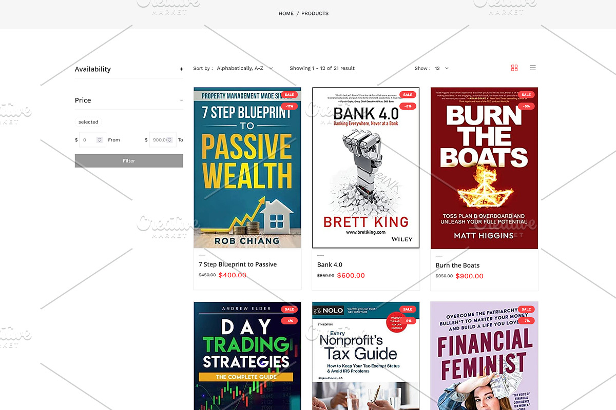Banking & Finance Book Store Shopify, a Shopify Template by HasnainDEV (Photo 3 of 5)