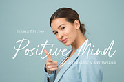Positive Mind - Modern Chic Script, a Script Font by DoubleZ Studio (Thumbnail 7 of 11)