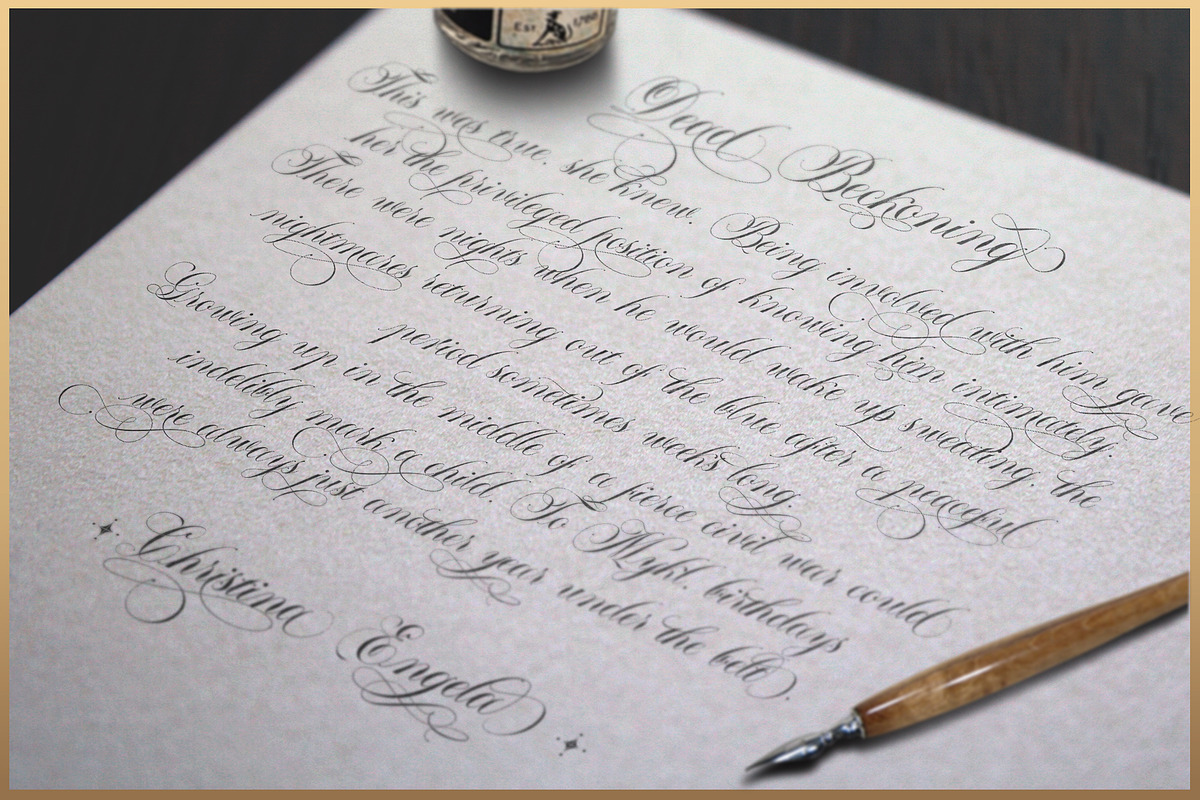 Valentine Exclusive Font || Mallaire, a Script Font by Rochart (Photo 15 of 18)