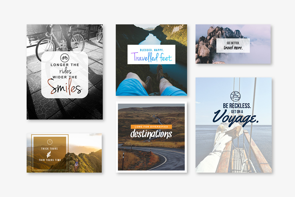 TRAVEL - Social Media Pack, a Social Media Template by Designbase (Photo 8 of 8)