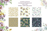 Watercolor Floral Collection, an Illustration by OlgaSerbun (Thumbnail 8 of 8)