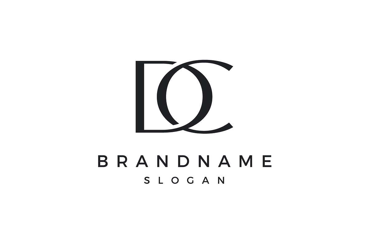 Elegant DC Logo Letters D C Monogram, a Branding & Logo Template by brandphant
