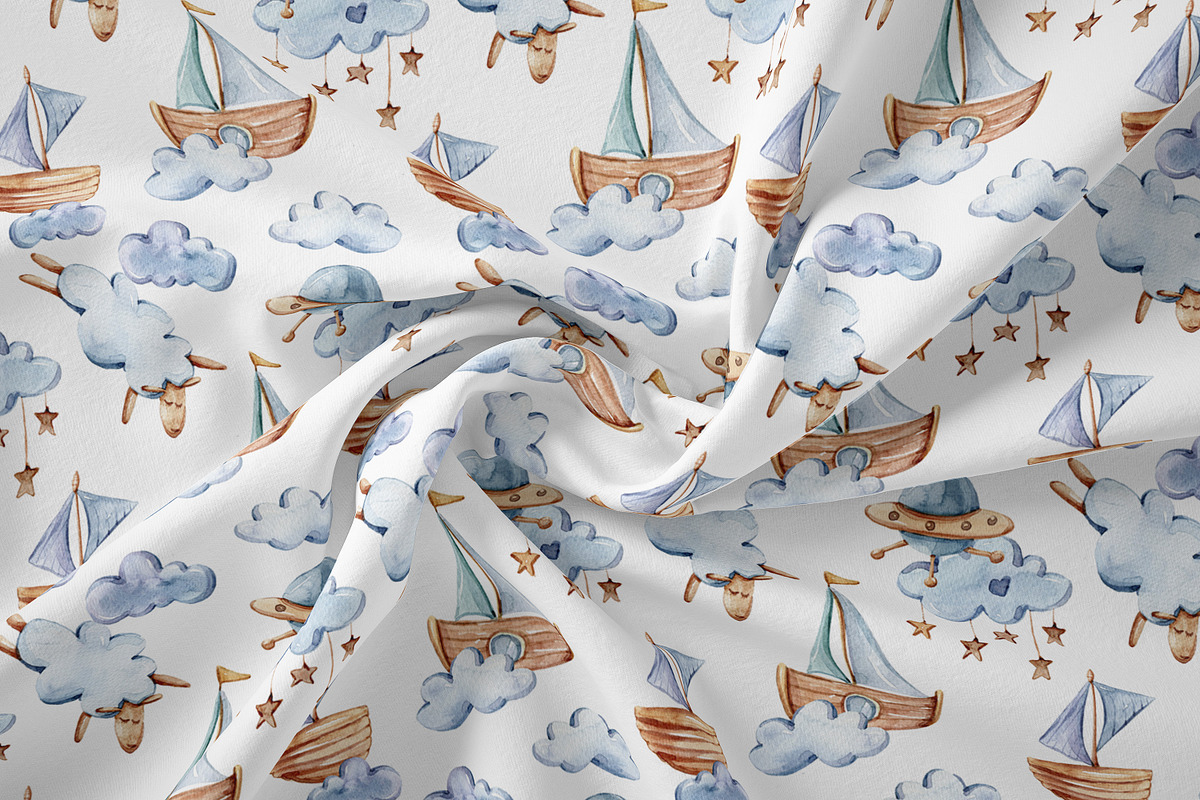 SALE! Watercolor nautical collection, an Animal Illustration by Tiana Geo (Photo 15 of 27)