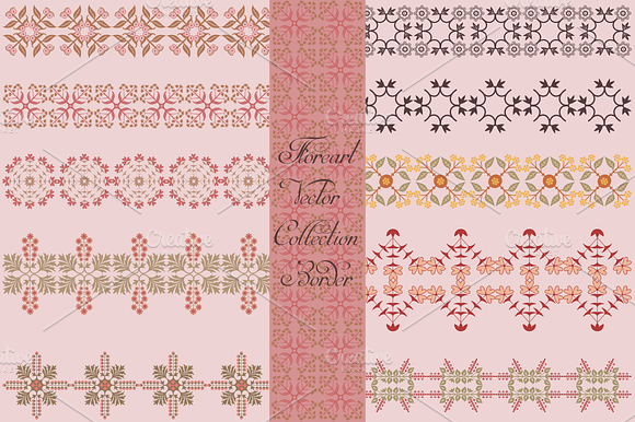 Floreart Vector Collection Border preview 4