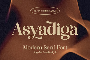 Asyadiga - Modern Serif Font