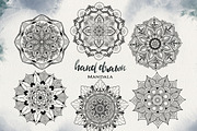 Watercolor & Gold Hand Drawn Mandala, an Object Illustration by Papatongartist (Thumbnail 4 of 9)