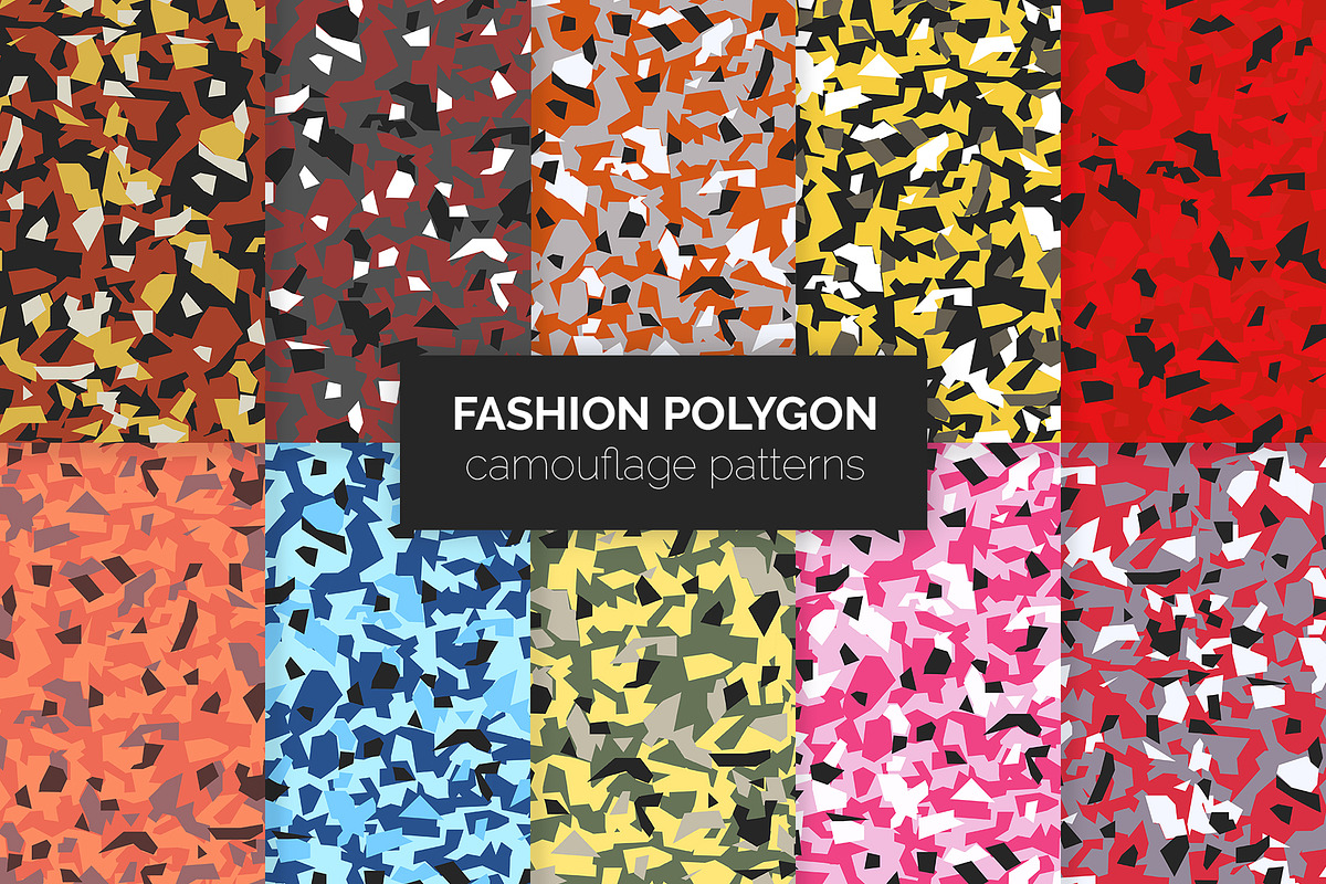 240 Camouflage Patterns Bundle, a Pattern Graphic by 3Y_Design (Photo 25 of 26)