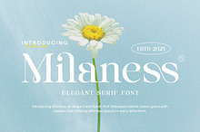 Milaness - Elegant Serif Font