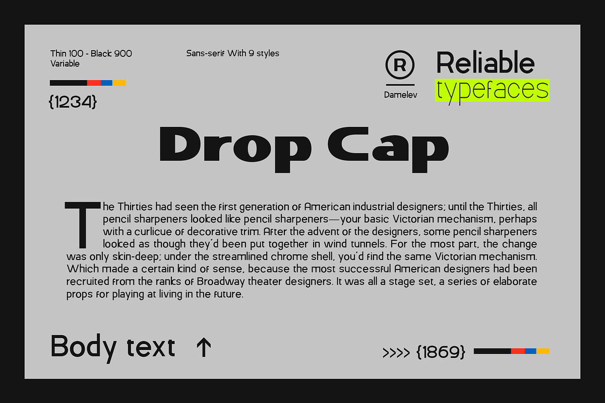 DV Colloway, a Sans Serif Font by Damelev (Photo 12 of 14)