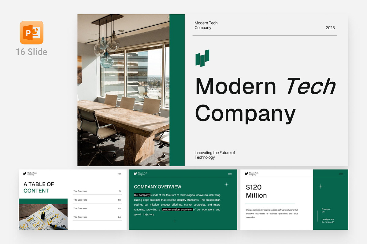 Innovative Tech Business Pitch Deck, a Presentation Template by Eklip Studio (Photo 1 of 6)