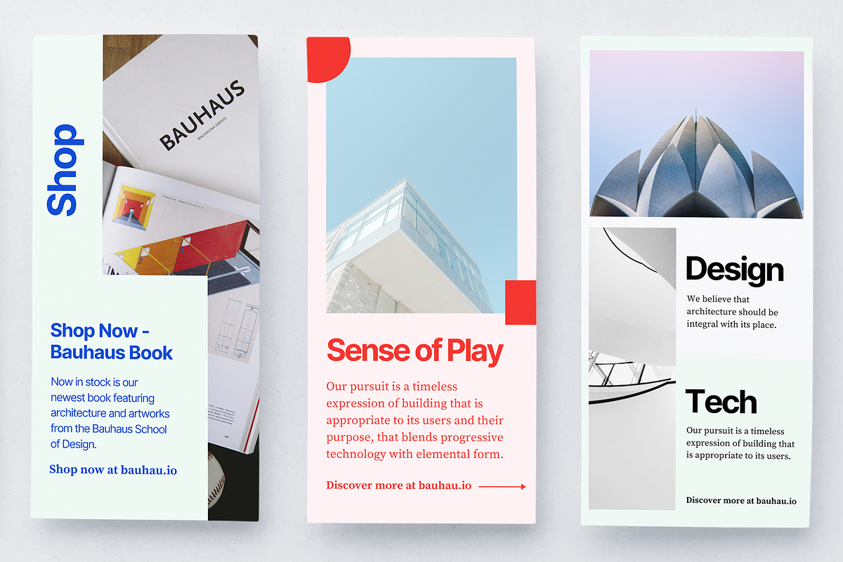 BAUHAU Theme | 30 Canva IG Stories, a Social Media Template by OEN Design (Photo 8 of 11)