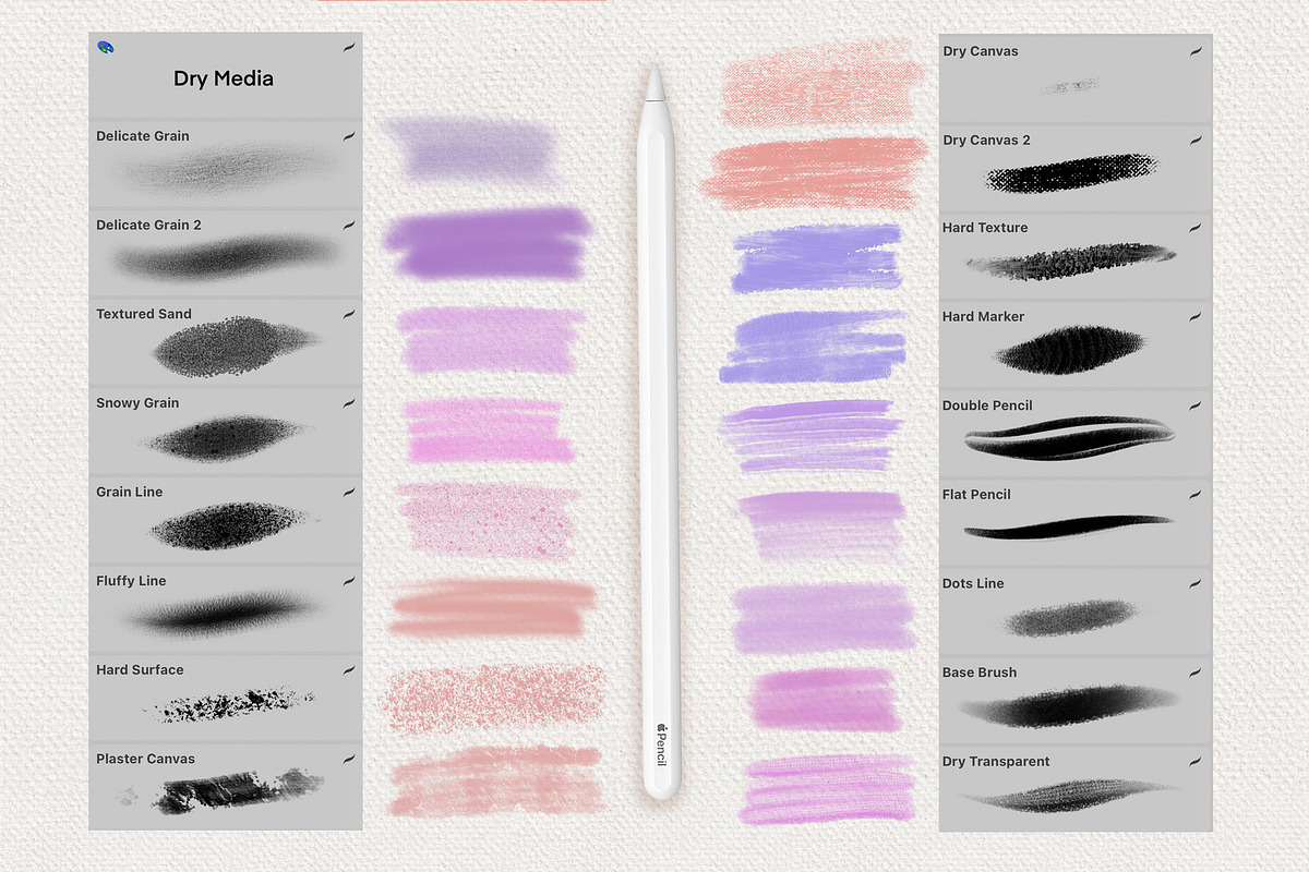 CUTE ILLUSTRATION PROCREATE BRUSHES, a Brush Add-On by AlexandraArt (Photo 5 of 12)