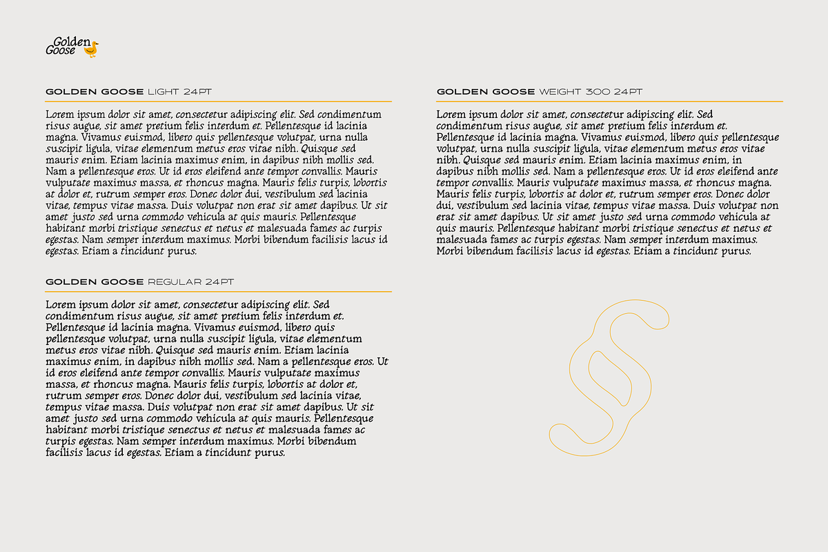 Golden Goose – Italic Infused Serif, a Serif Font by Unio Designs (Photo 7 of 12)