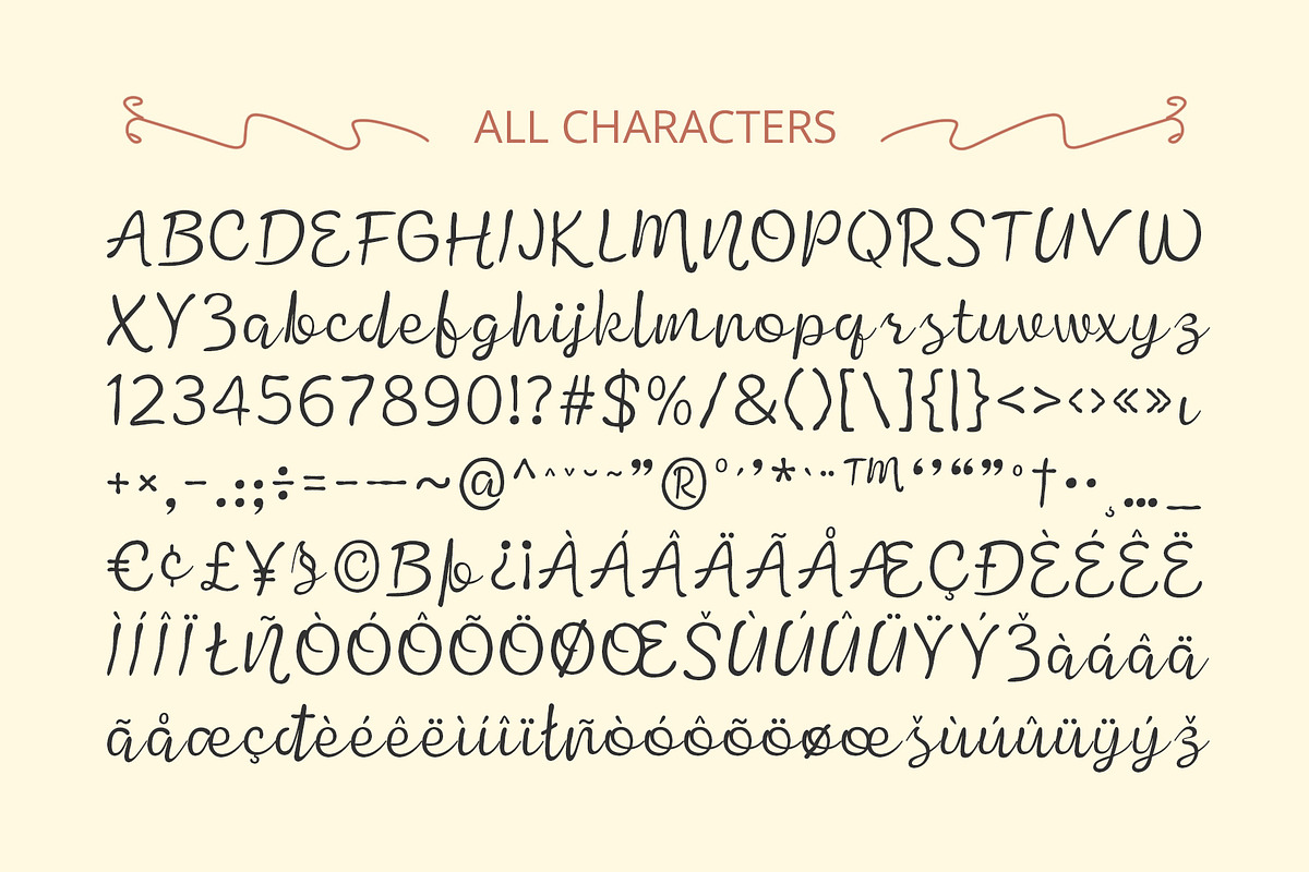 CS Mercy – Script Font, a Script Font by Craft Supply Co. (Photo 8 of 8)