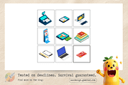 Isometric Business & Financial 3D, a Work Illustration by a.weirdo.anlien (Thumbnail 2 of 3)