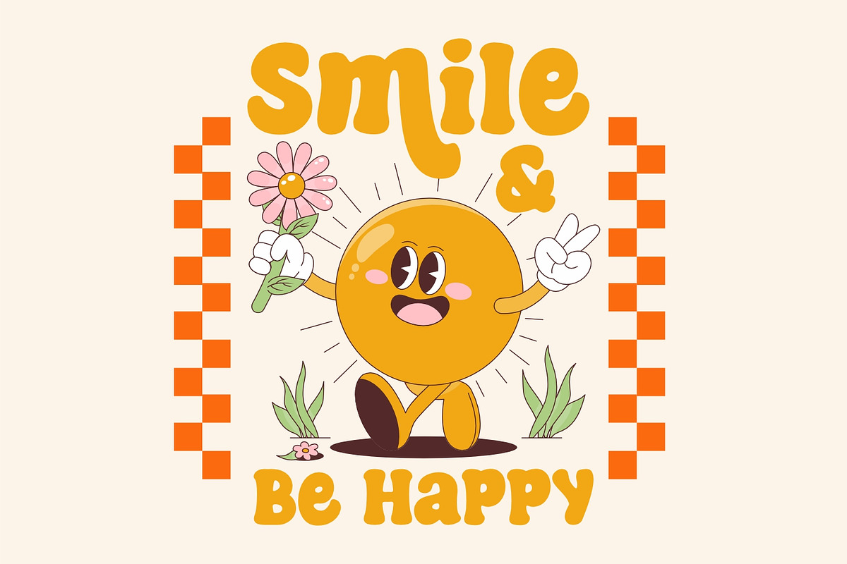 Smile Sunday - Cute Groovy Font, a Handwritten Font by Keithzo (Photo 5 of 7)