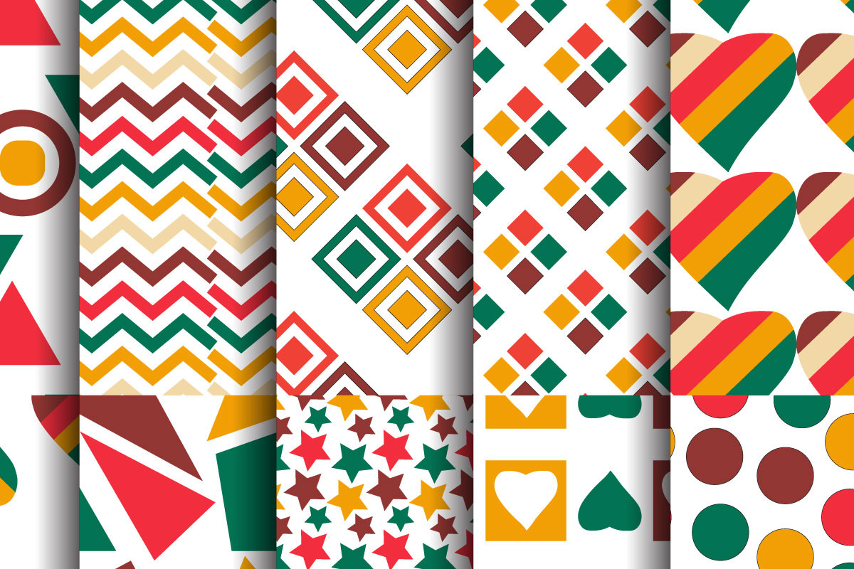 Black History Month Digital Papers, a Pattern Graphic by ElimesherStudio (Photo 2 of 3)