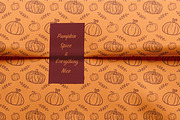 Autumn Pumpkins & Fall Elements, a Pattern Graphic by AnnMsl Lab (Thumbnail 5 of 5)