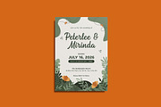 Minealist Wedding Invitation, an Invitation Template by iDoodle Studio (Thumbnail 3 of 4)