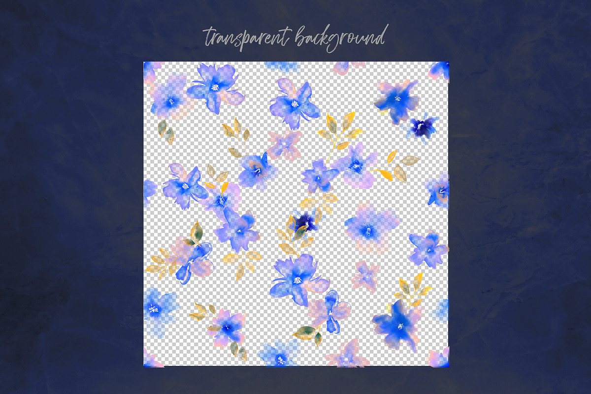 Watercolor Floral Pattern, a Pattern Graphic by MartinShop (Photo 10 of 10)