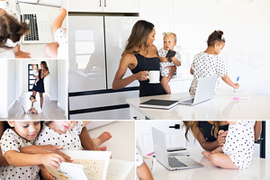 Working Mom From Home Styled Stock, a Business Photo by Styled Stock House