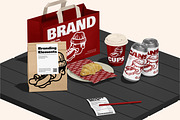 Restaurant Branding Mockup, a Packaging Mockup by Unerispace (Thumbnail 5 of 5)