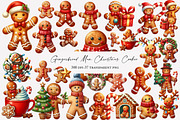 Gingerbread Man Christmas Cookie, an Illustration by Designworld (Thumbnail 1 of 5)