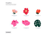 Bold Bloom Abstract Flower Pattern, a Pattern Graphic by likorbut (Thumbnail 6 of 12)
